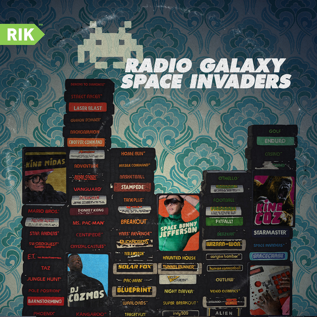 Radio Galaxy "Space Invaders"